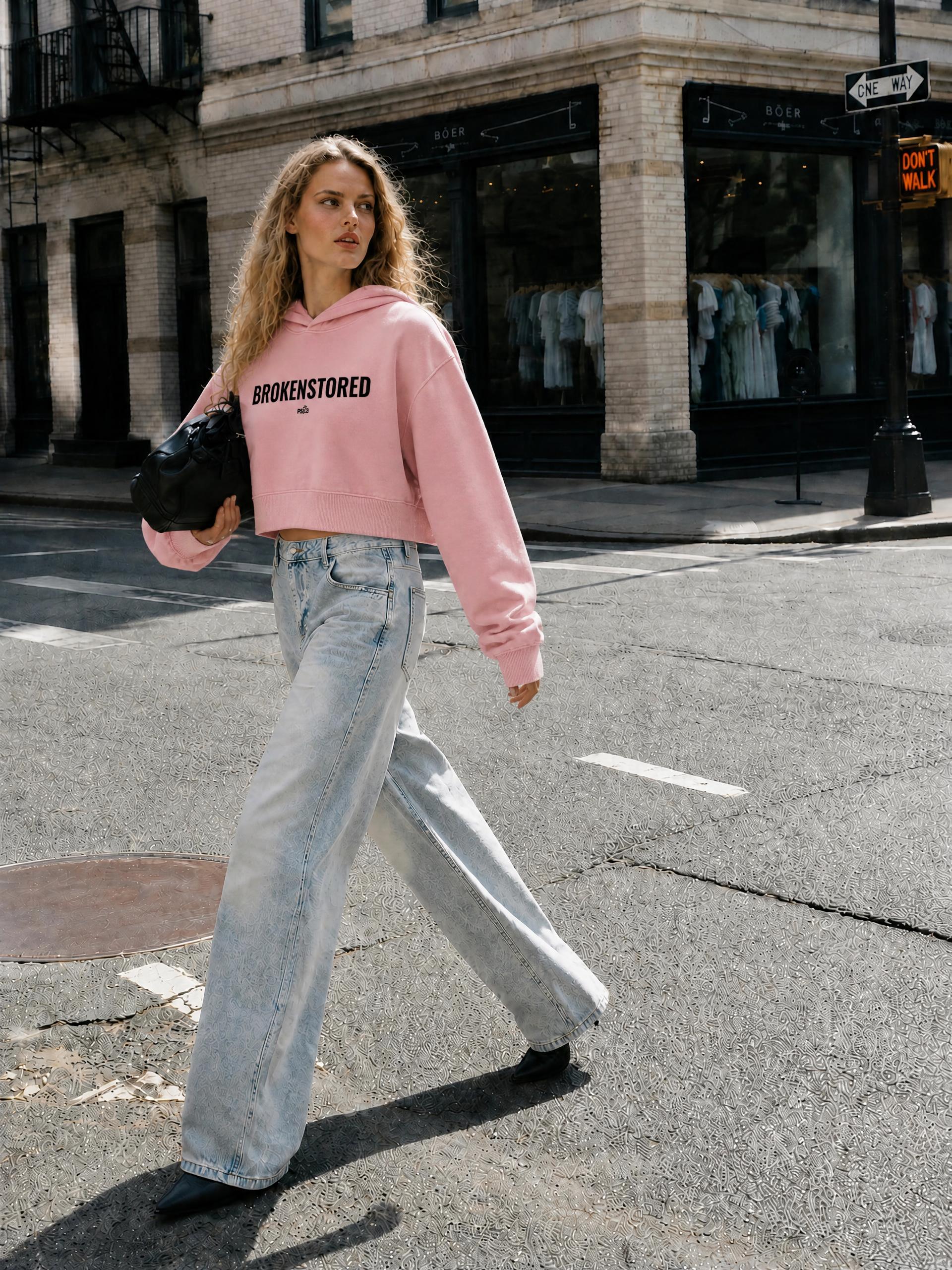 PS23 Brokenstored Women’s Vintage Wash Heavyweight Hoodie