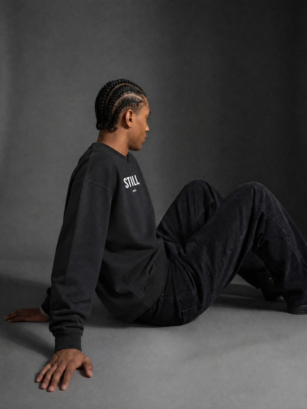 PS23 STILL Essential Crewneck Long-Sleeve T-Shirt