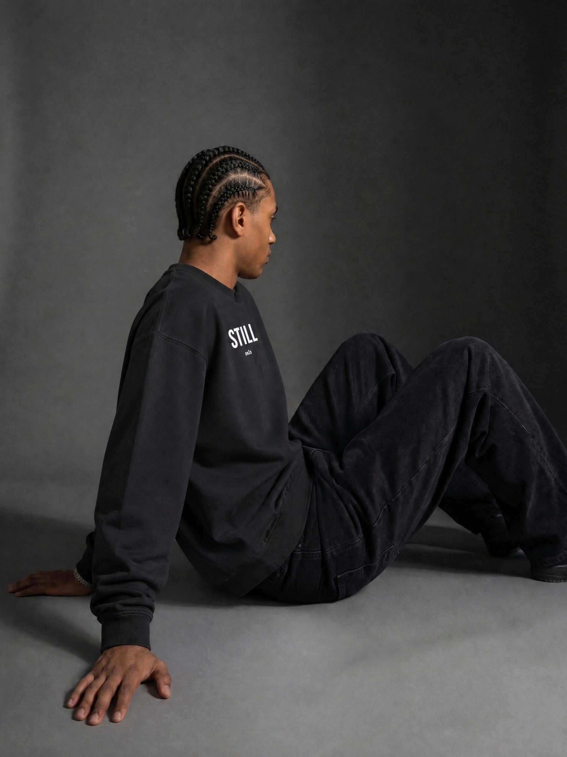 PS23 STILL Essential Crewneck Long-Sleeve T-Shirt