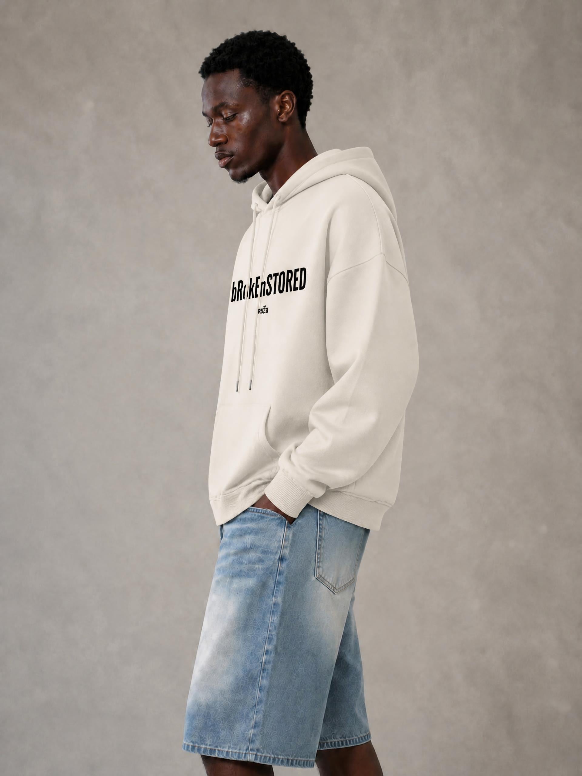 PS23 Brokenstored Streetwear Unisex Fleece Hoodie