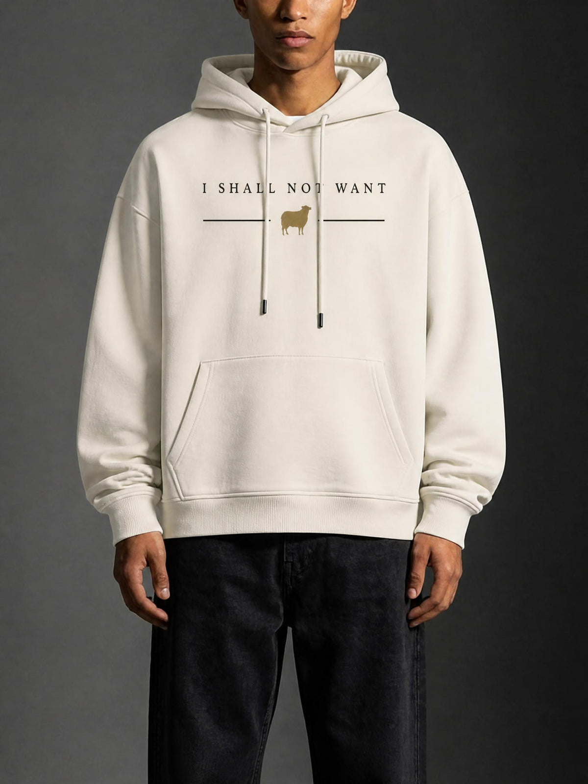 PS23 I shall not want Streetwear Unisex Fleece Hoodie