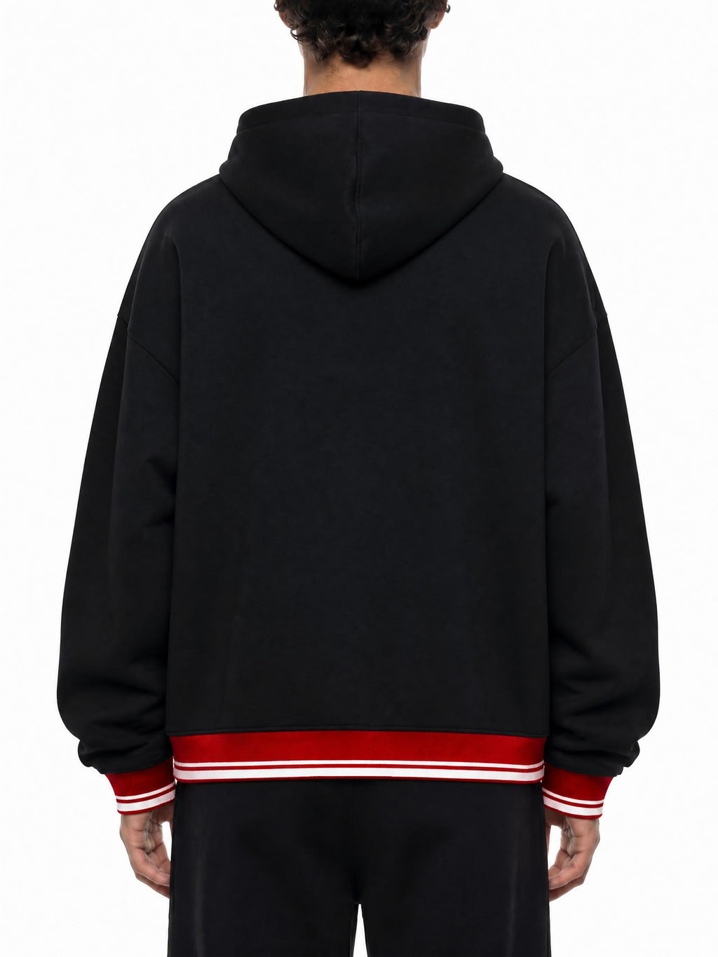 PS23 Hebrew Light Unisex Oversized Color Block Fleece Hoodie