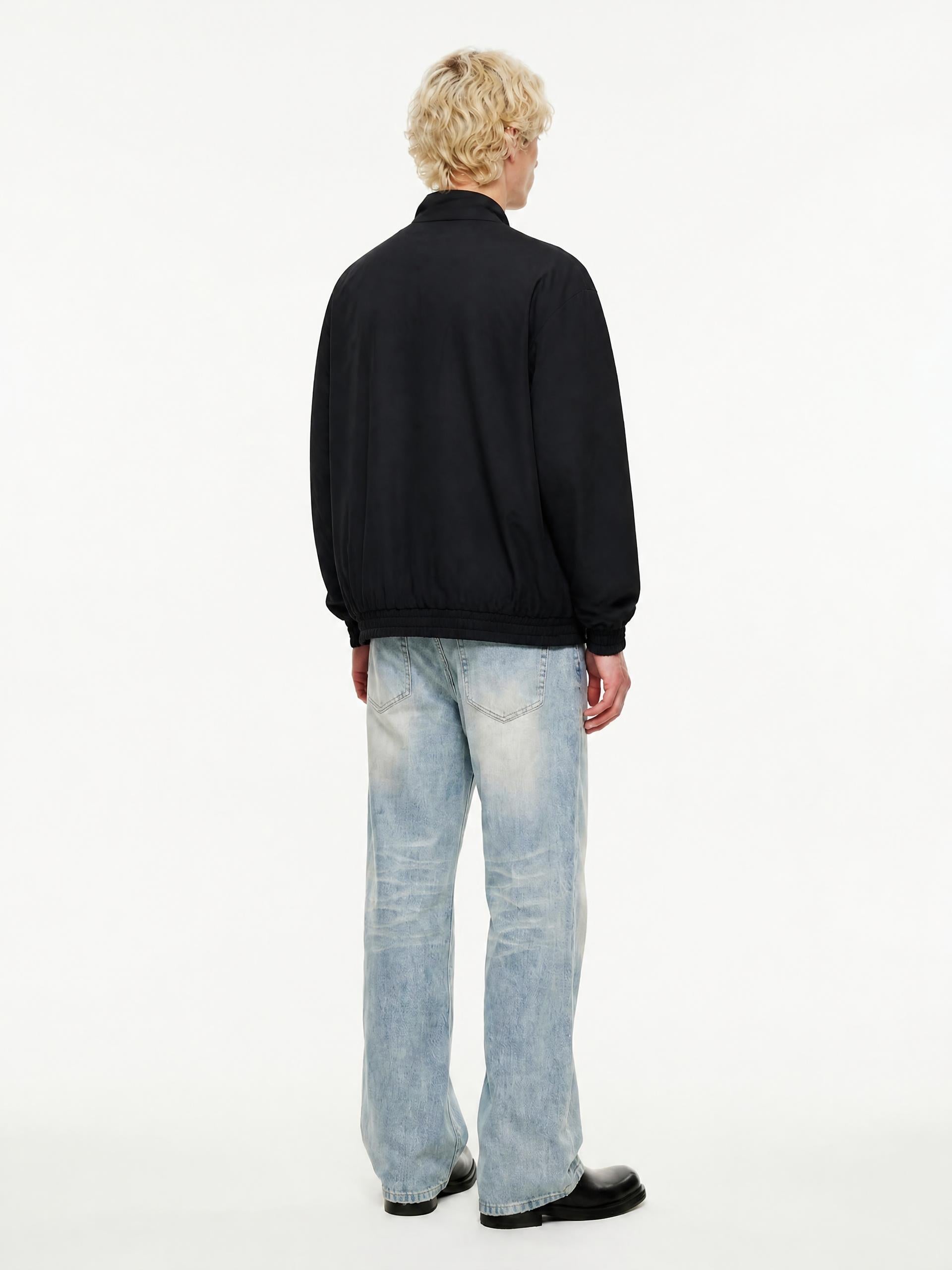 PS23 Hebrew Faith Stand Collar Bomber Jacket