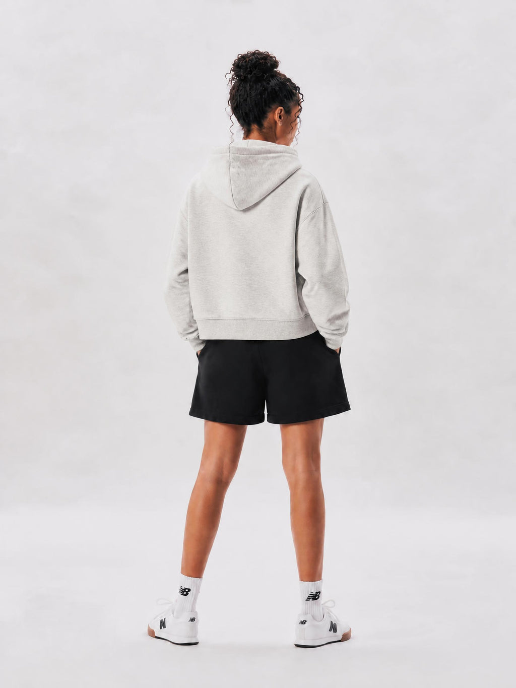 PS23 Hebrew Favour Women Fleeced Zip-Up Cropped Hoodie