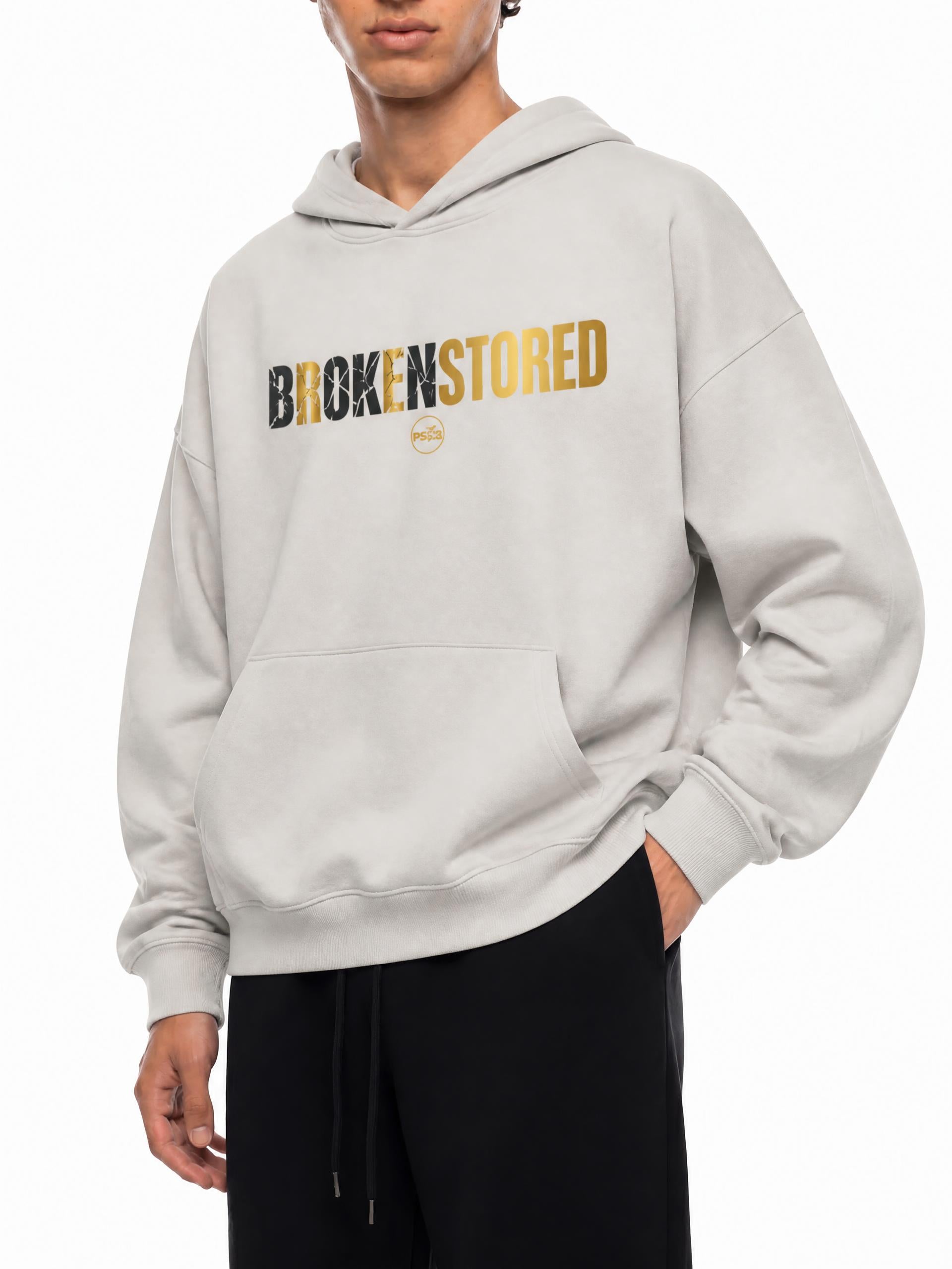 PS23 BROKENSTORED Essential Heavyweight Hoodie