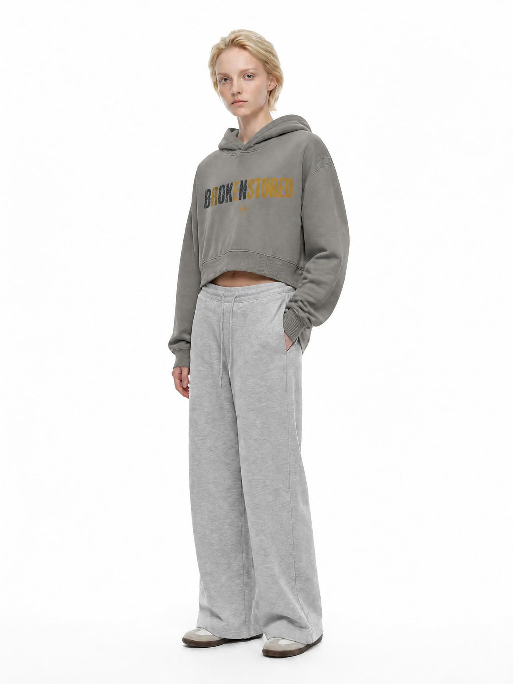 PS23 BROKENSTORED Women’s Vintage Wash Heavyweight Hoodie