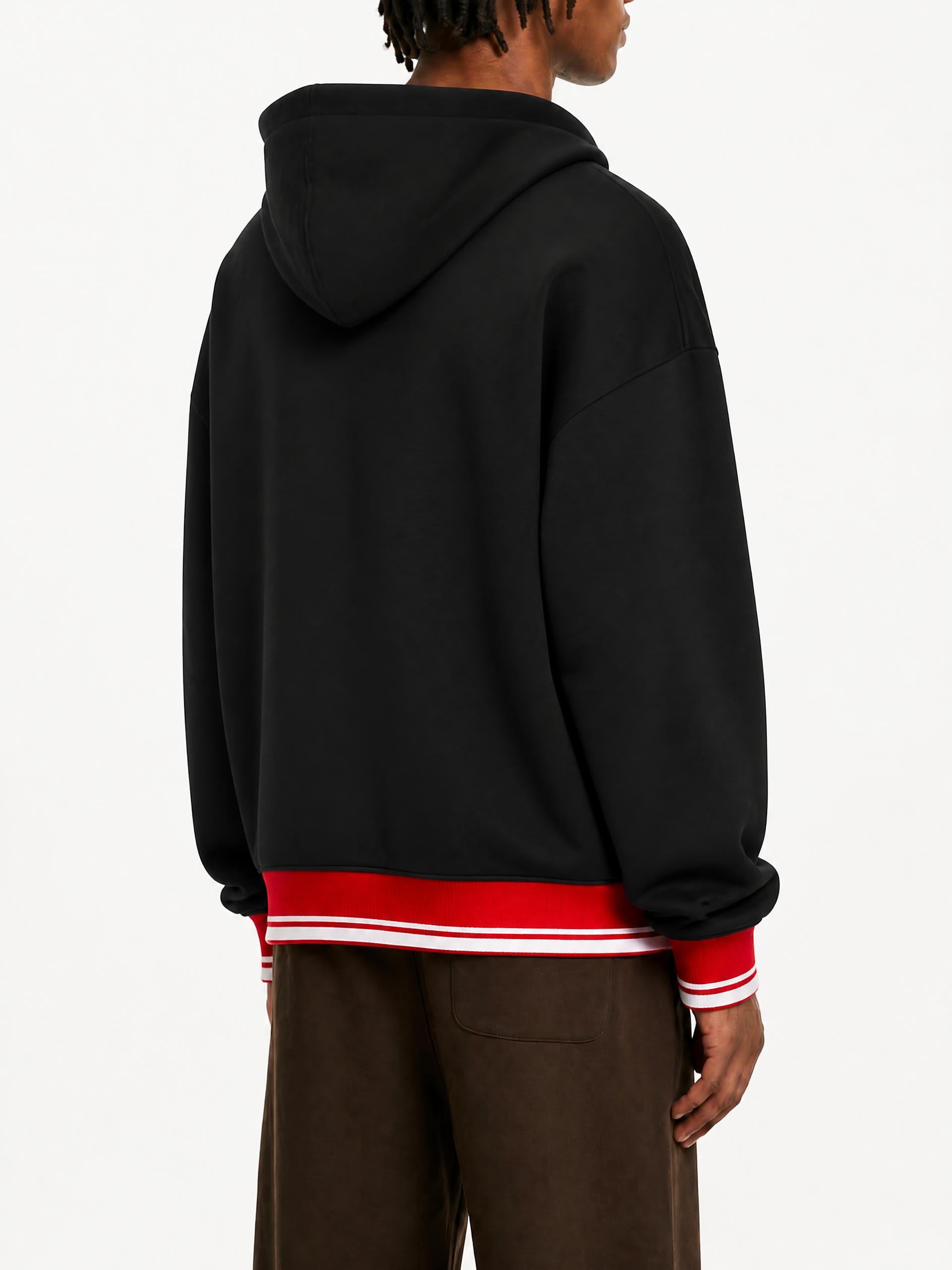 PS23 Bilingual Concept ABIDE Unisex Oversized Color Block Fleece Hoodie