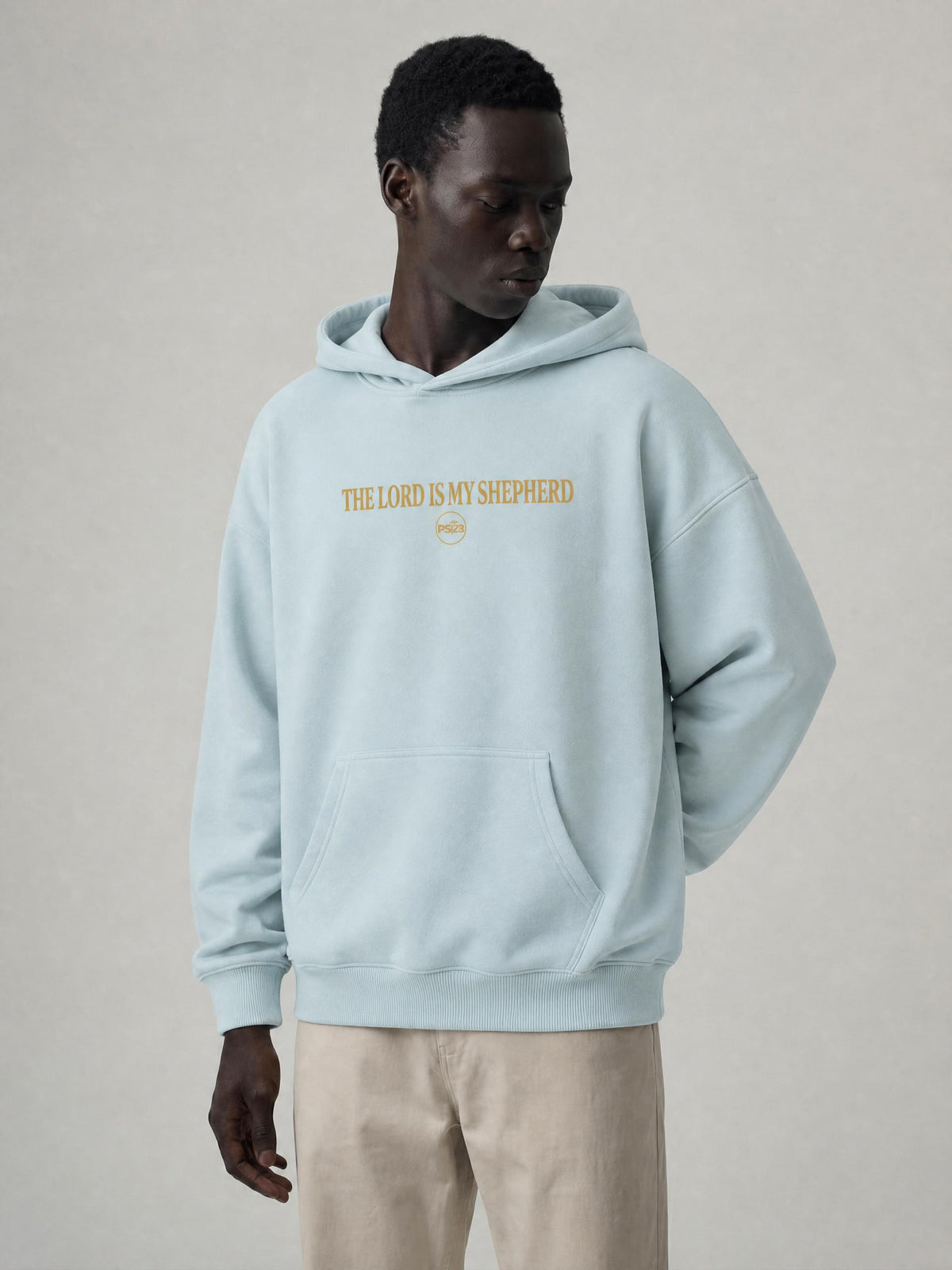 PS23 The Lord is my shepherd Oversize Fleeced Hoodie