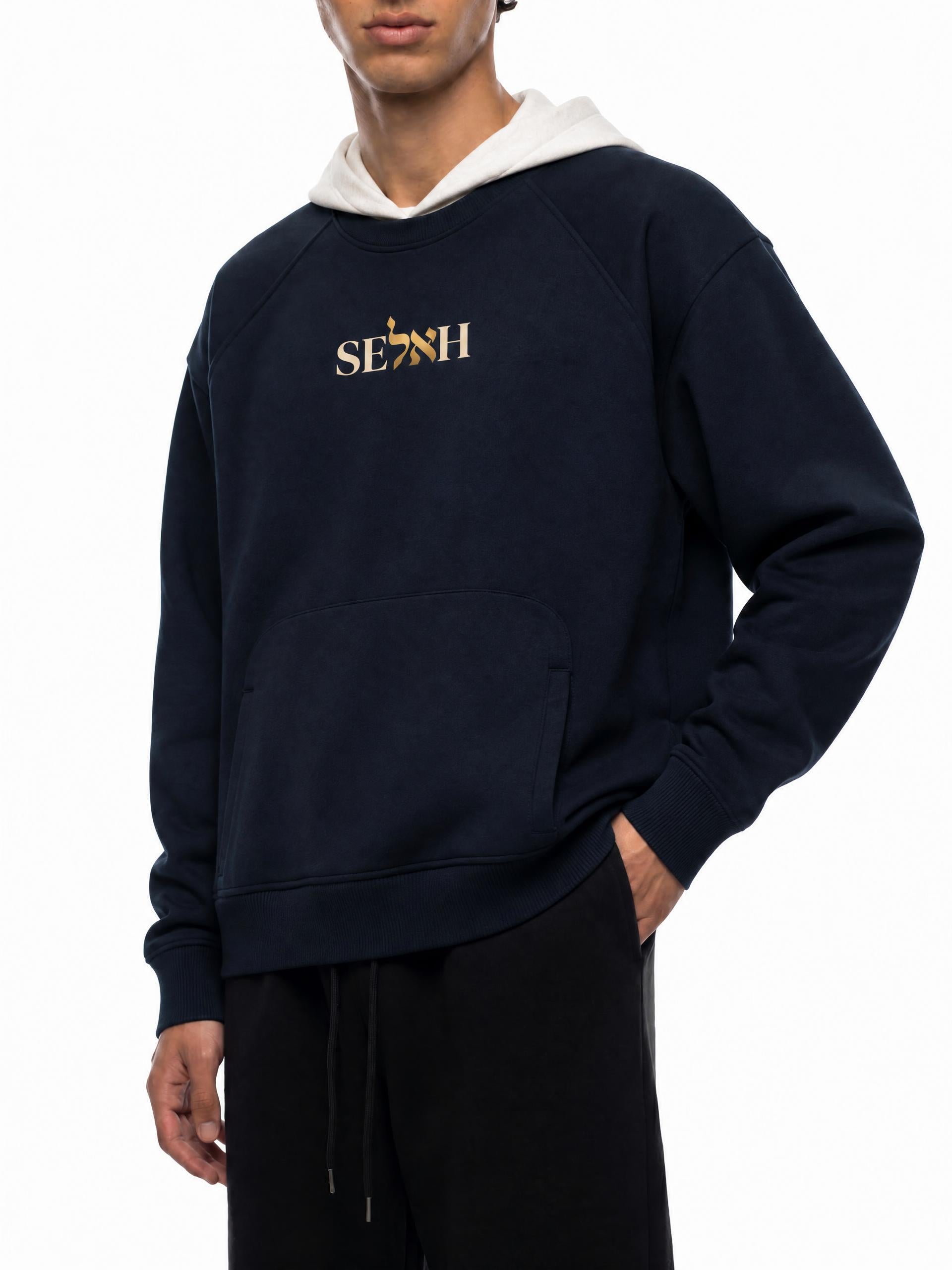 PS23 Bilingual Concept Selah Unisex Fleece Raglan Color Block Hoodie