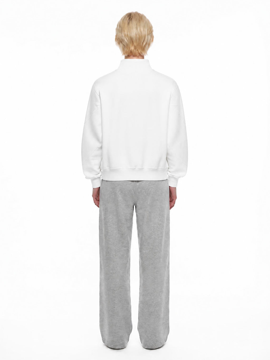 PS23 Hebrew Great is Thy Faithfulness Women’s Loose Fleece Quarter-Zip Sweatshirt