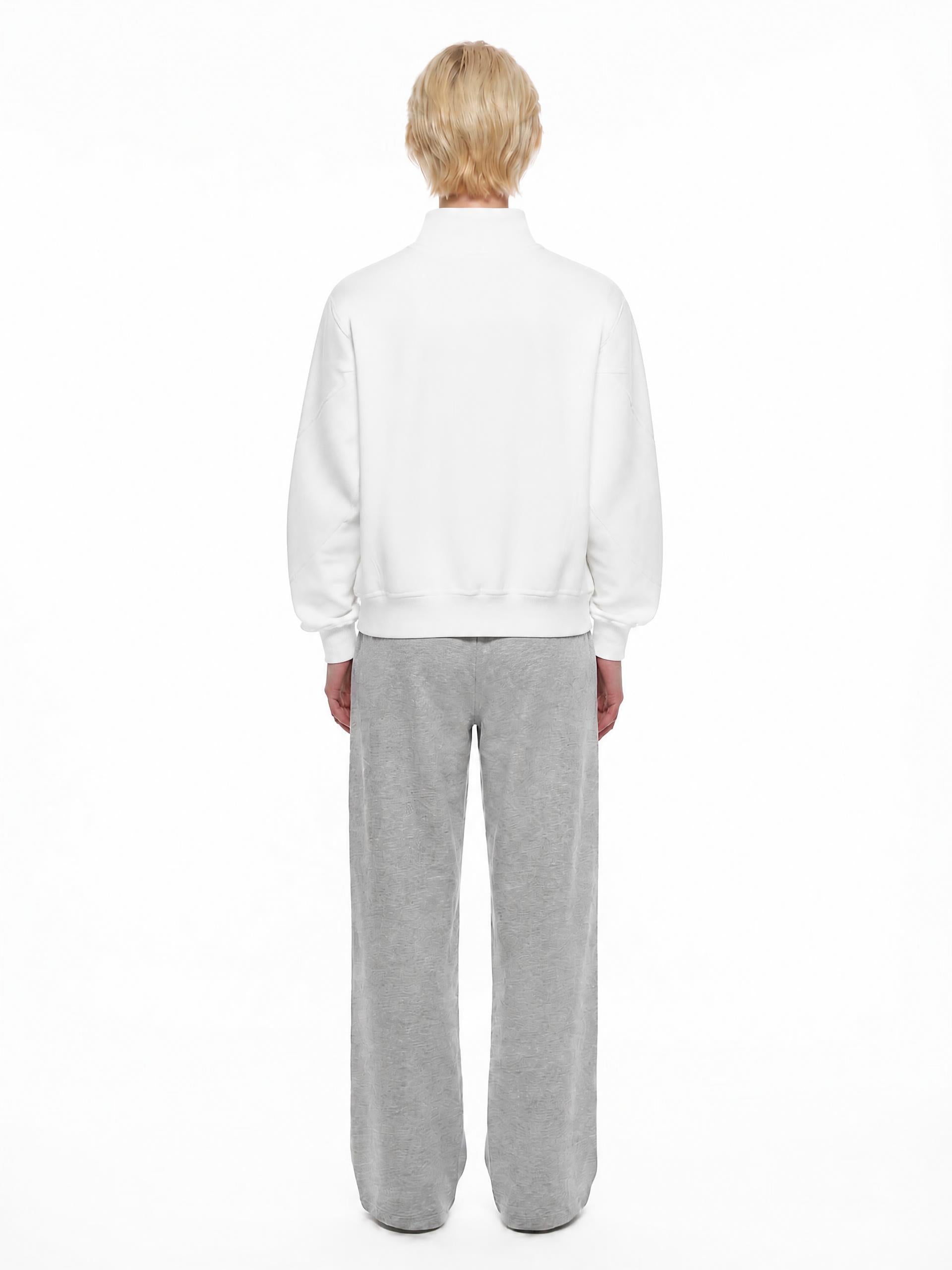 PS23 Hebrew Great is Thy Faithfulness Women’s Loose Fleece Quarter-Zip Sweatshirt