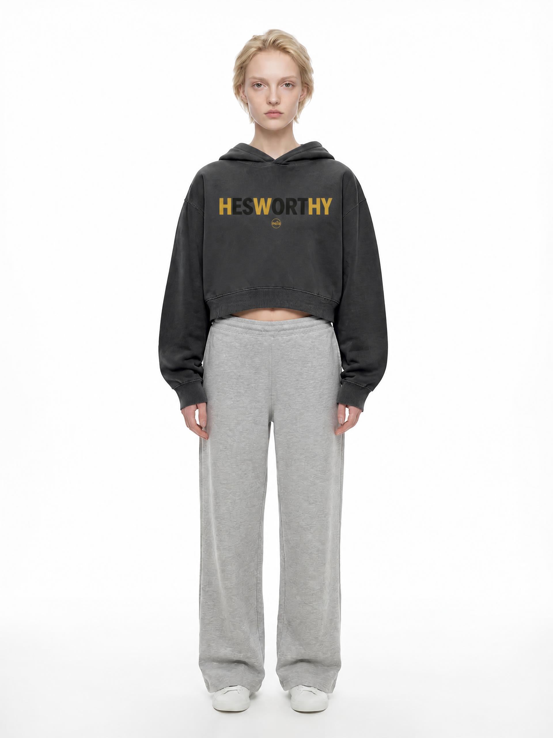 PS23 HESWORTHY Women’s Vintage Wash Heavyweight Hoodie