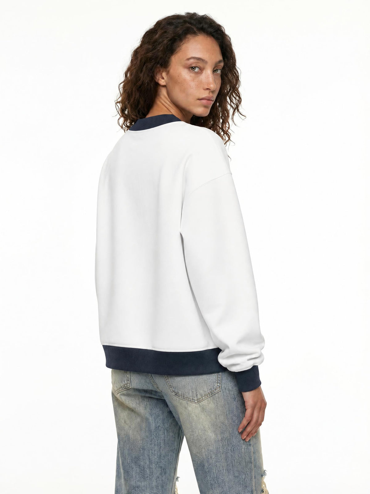PS23 Hebrew Hope Women’s Mock Neck Crewneck Sweatshirt