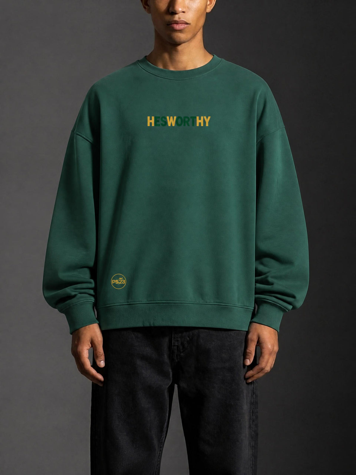 PS23 HESWORTHY Essential Heavyweight Crewneck Sweatshirt