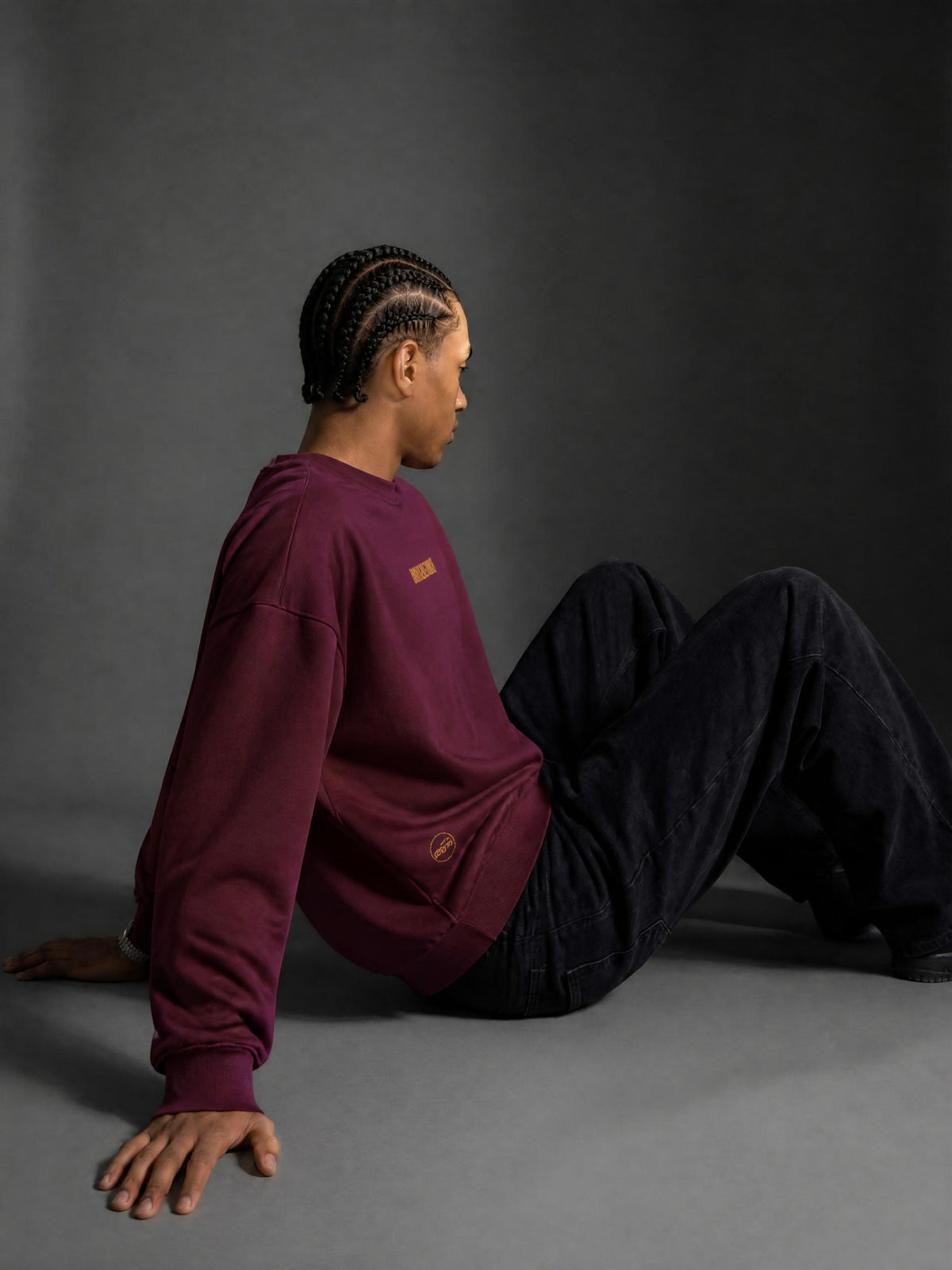 PS23 Brokenstored Gold Essential Heavyweight Crewneck Sweatshirt