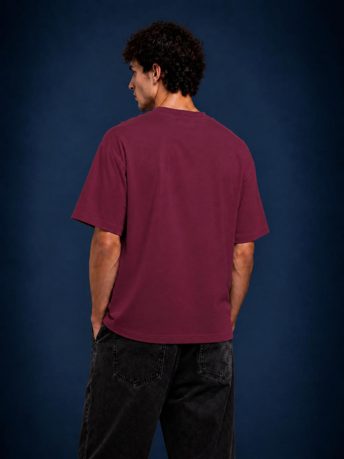 PS23 HESWORTHY Heavyweight Drop Shoulder Cotton T-Shirt