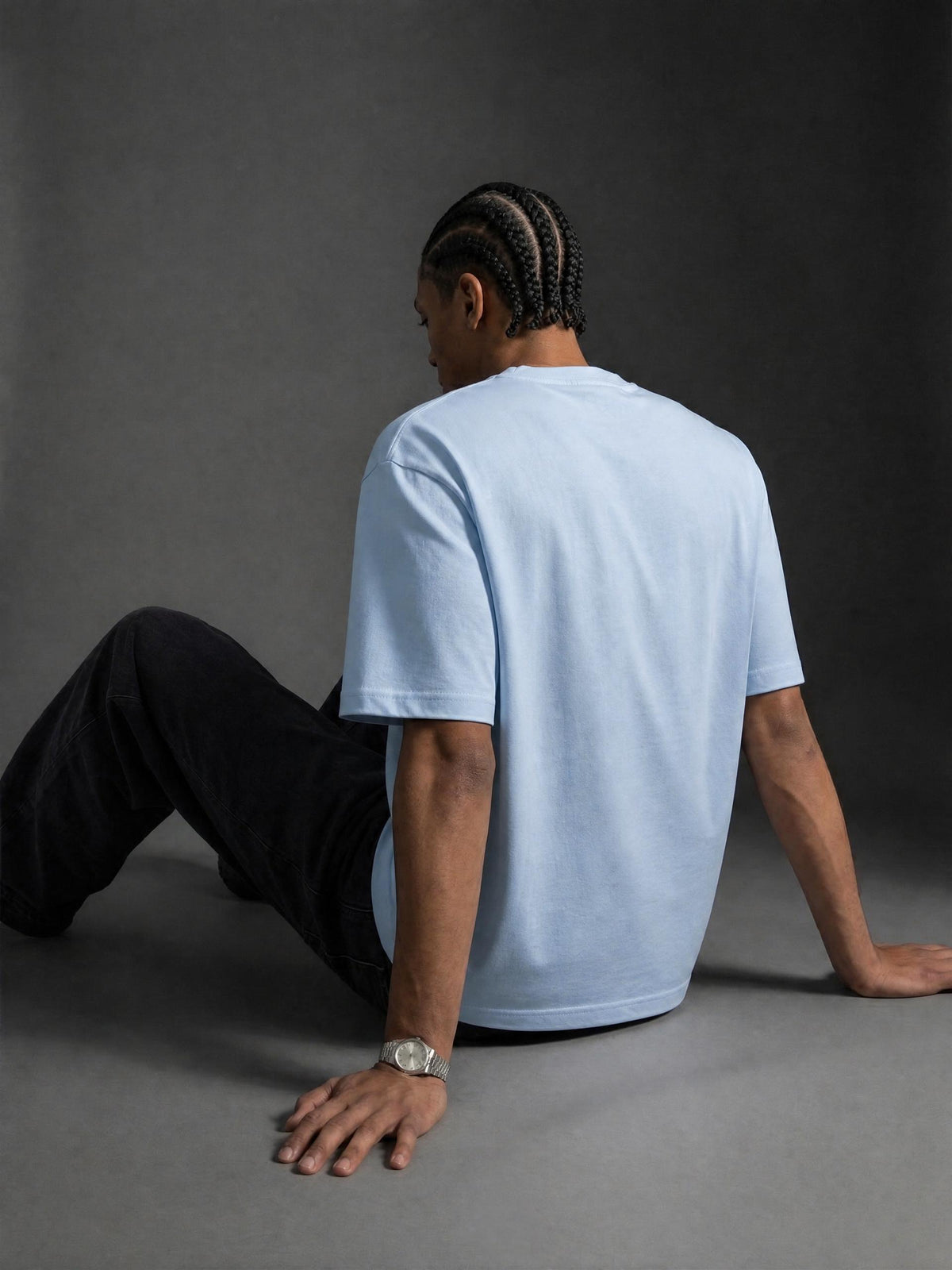 PS23 Brokenstored Heavyweight Drop Shoulder Cotton T-Shirt