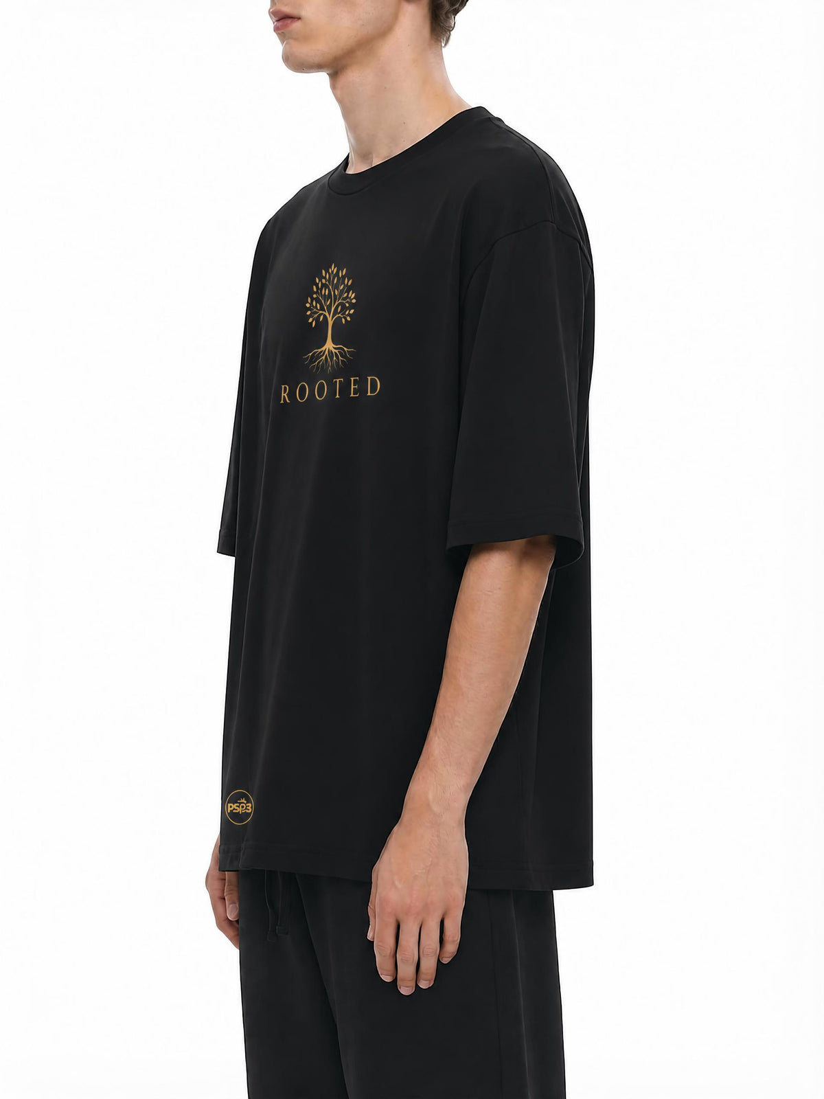 PS23 Rooted Unisex Oversized Drop Shoulder T-Shirt