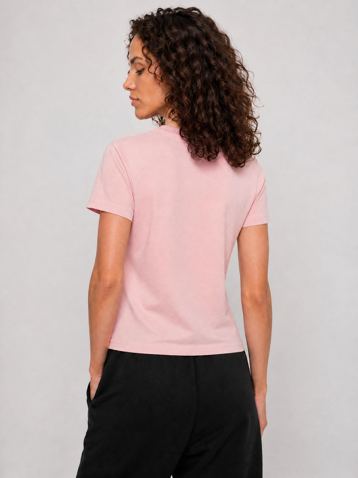 PS23 Embroidery Still Waters Women Essential Standard Shoulder T-Shirt