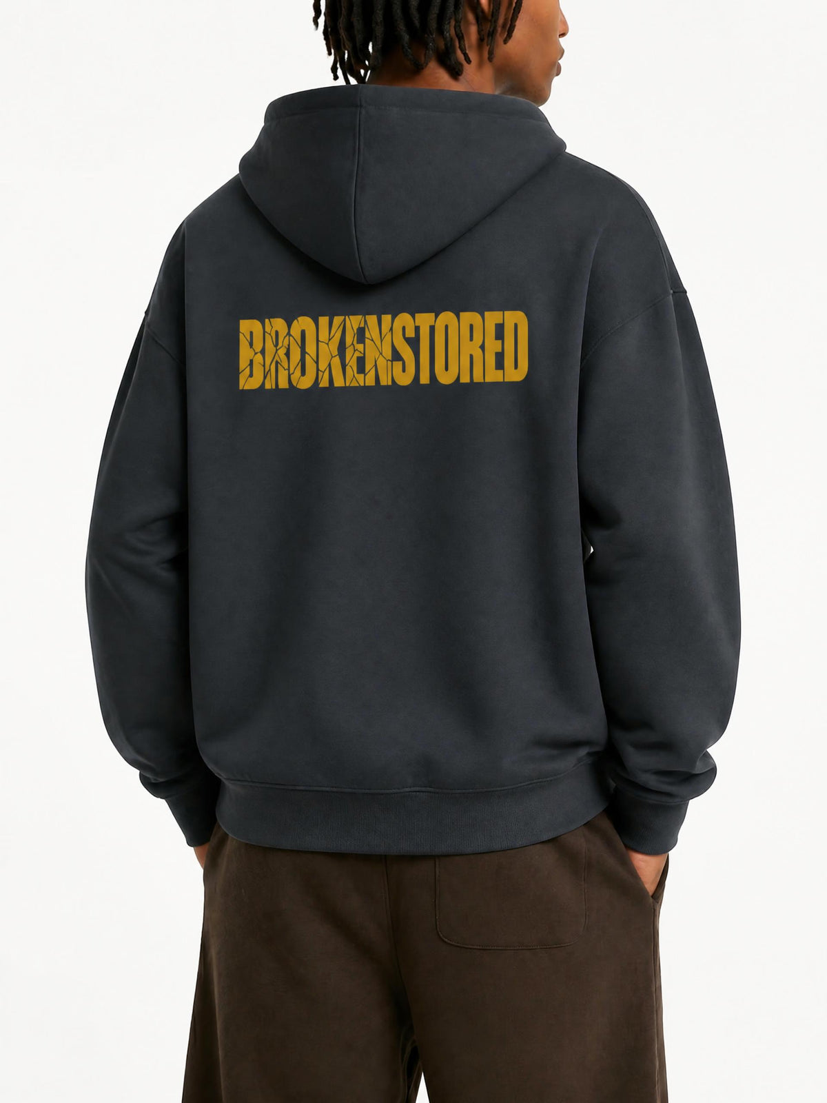 PS23 Brokenstored Rear Essential Heavyweight Hoodie