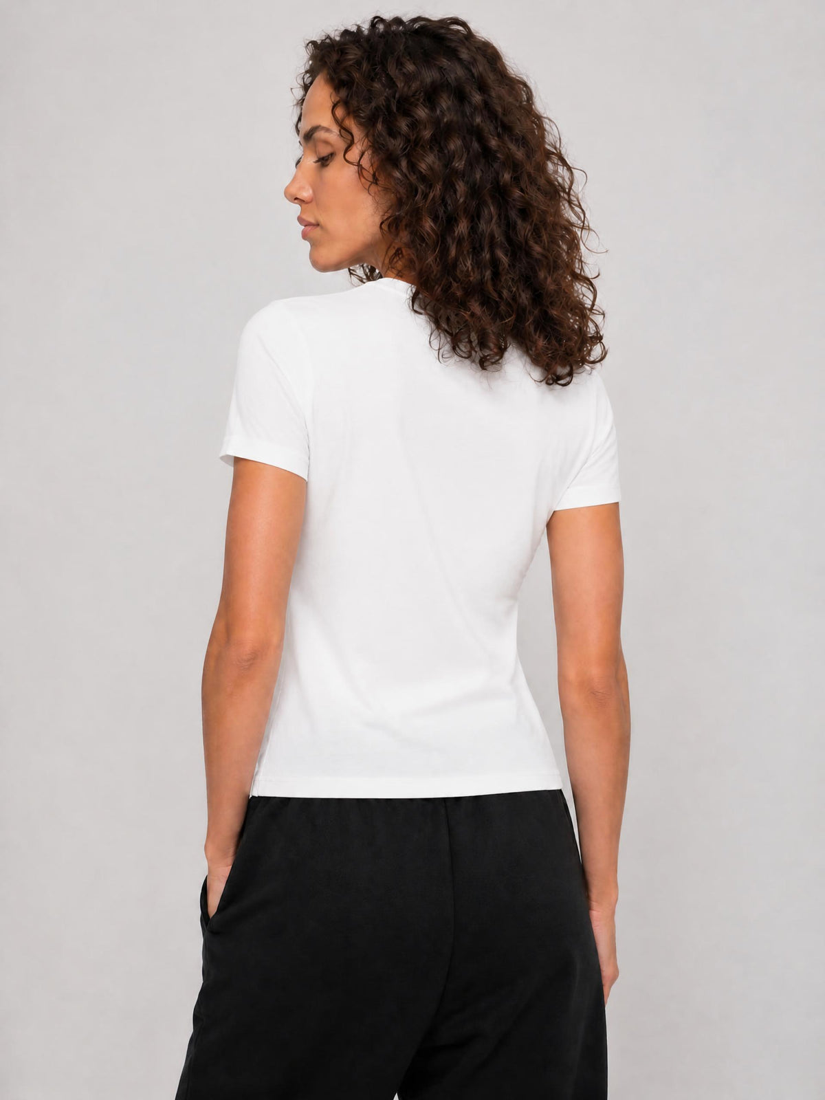 PS23 Embroidery Psalm 23 Women Essential Standard Shoulder T-Shirt