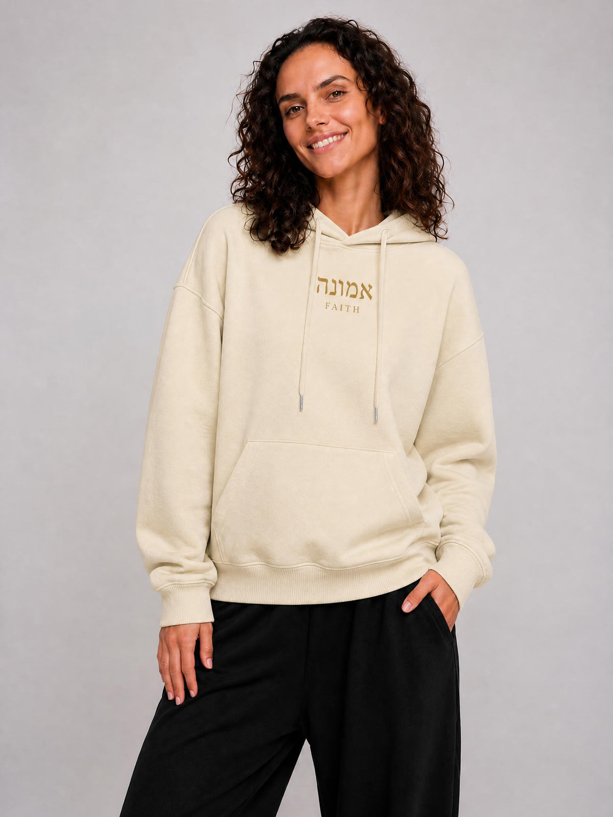 PS23 Hebrew Faith Women Classic Unisex Cotton Hoodie