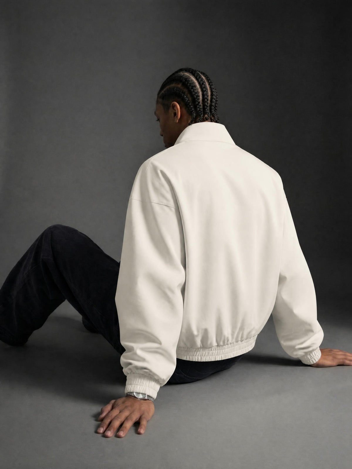 PS23 Hebrew hope Stand Collar Bomber Jacket