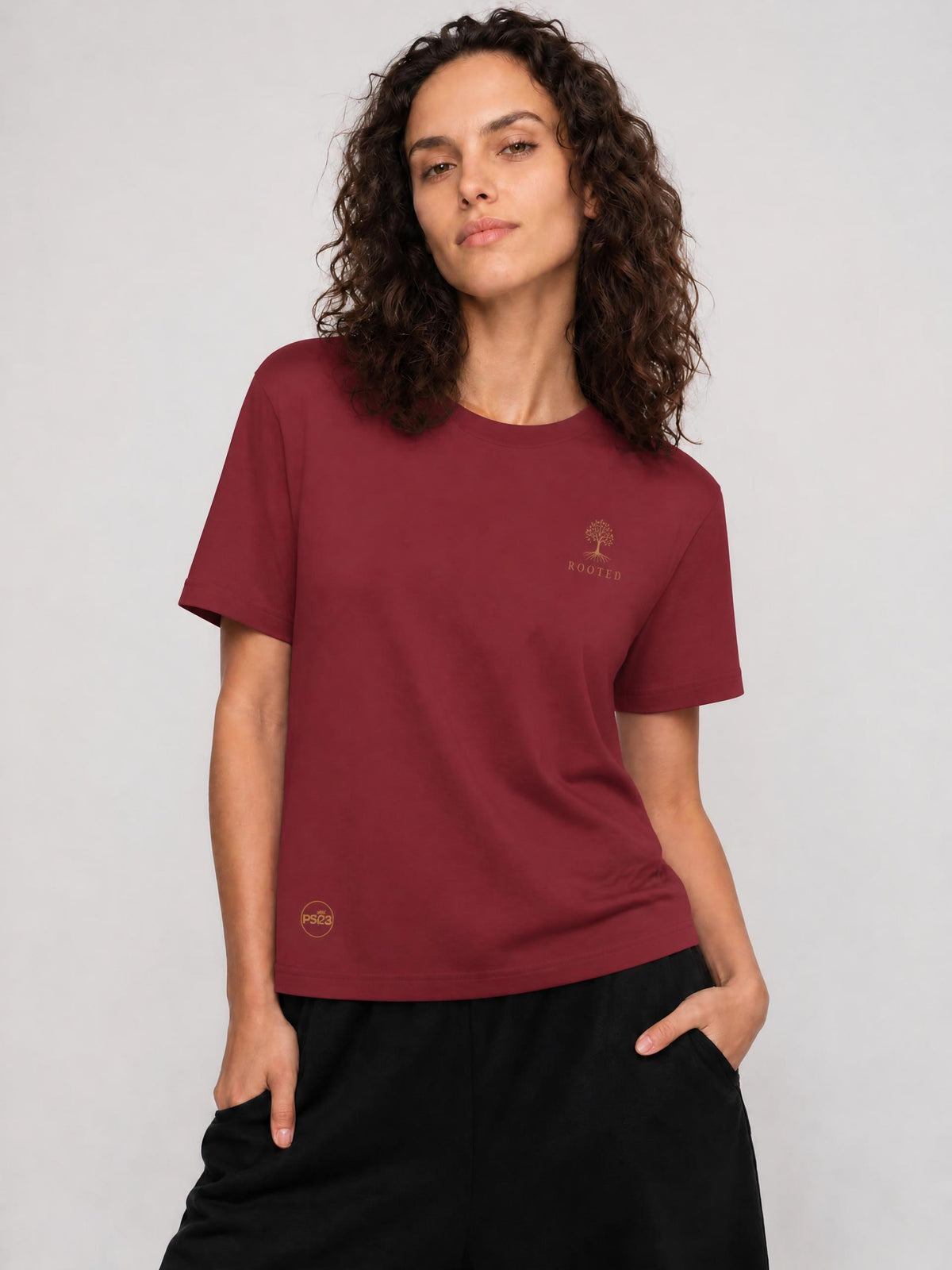 PS23 Rooted Women Unisex Sorona Crewneck T-Shirt