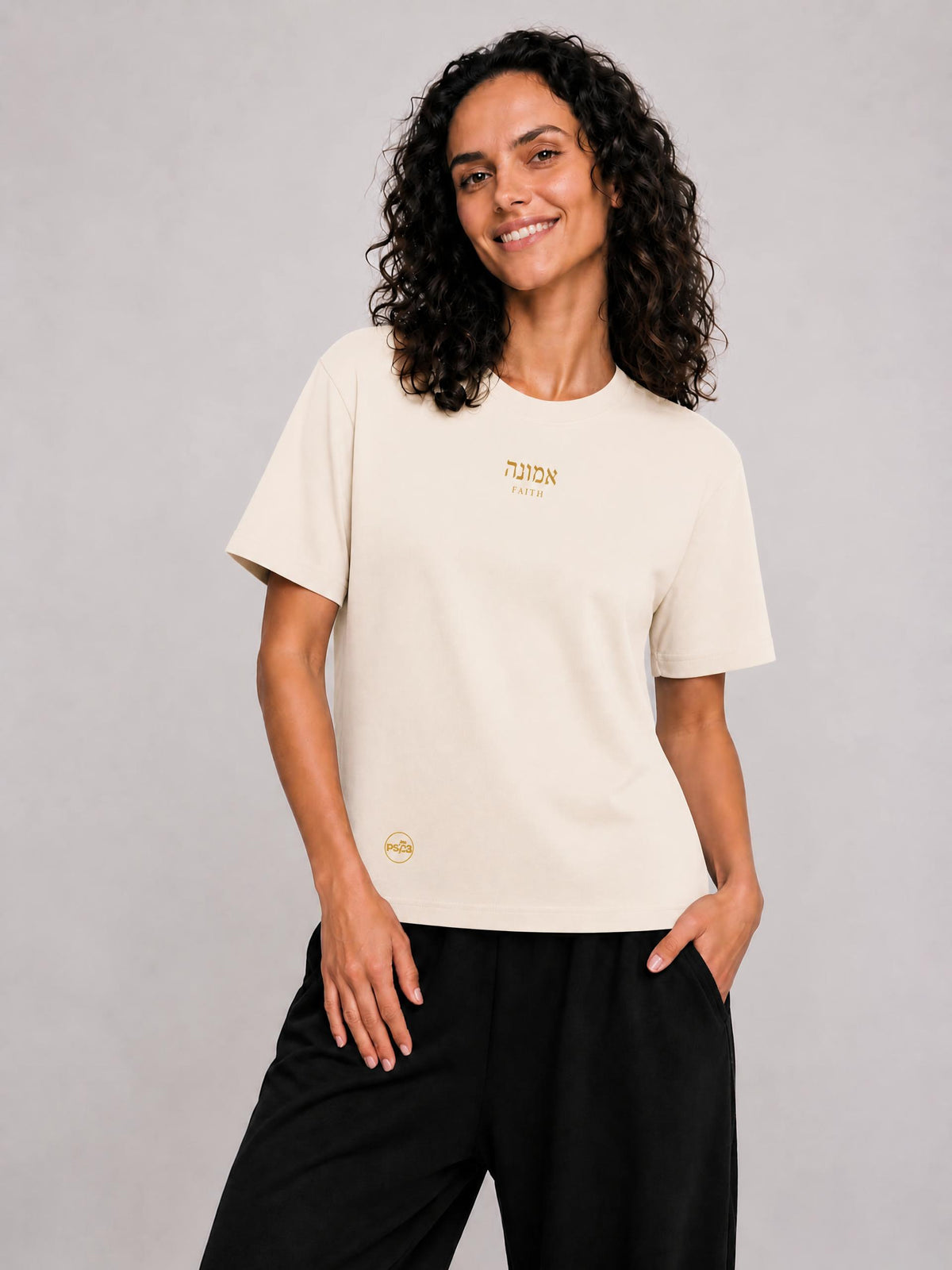 PS23 Hebrew Faith Women’s Sorona Crewneck T-Shirt