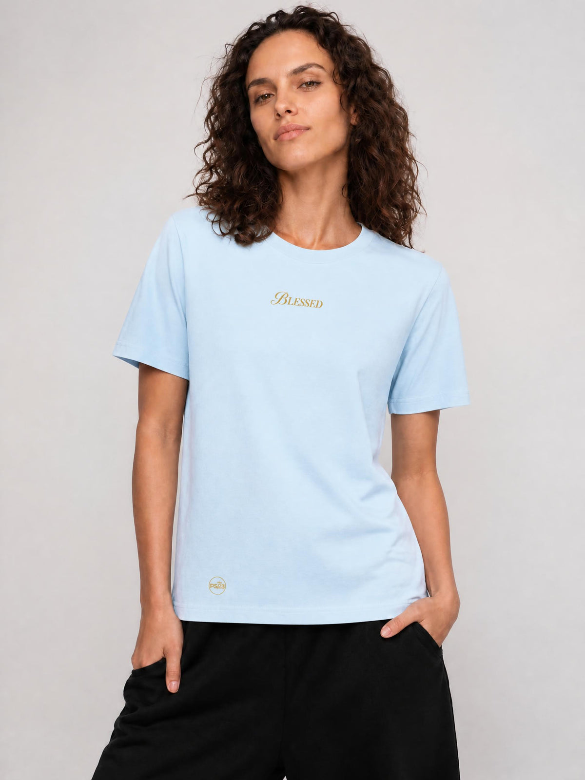 PS23 Blessed Women Sorona Crewneck T-Shirt