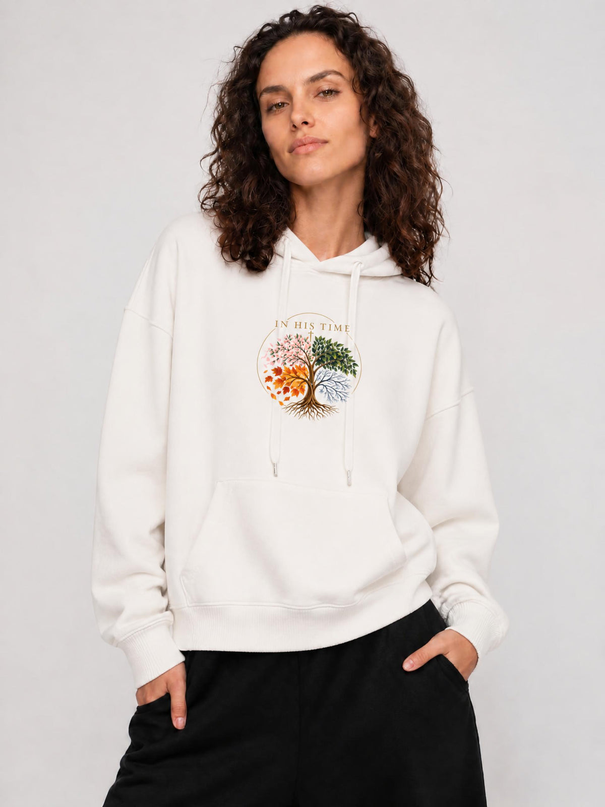 PS23 In His Time Women's Cotton Hoodie
