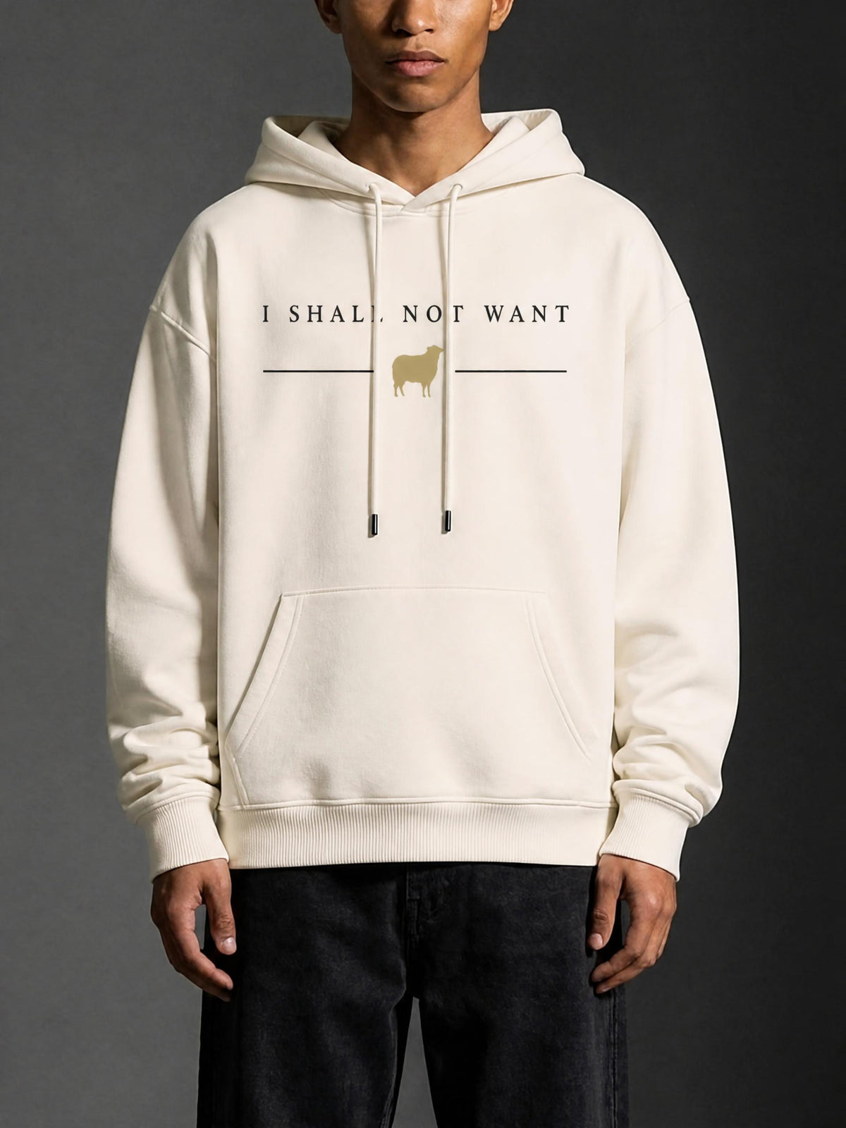 PS23 I shall not want Streetwear Unisex Fleece Hoodie