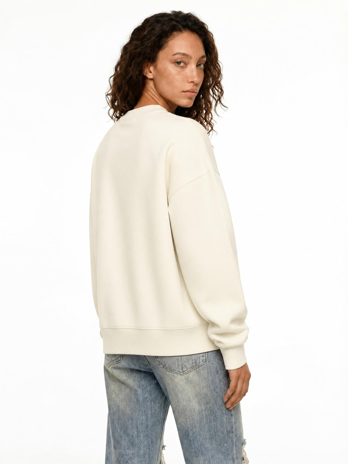 PS23 I shall not want Women’s Fleece Mock-Neck Crew Sweatshirt