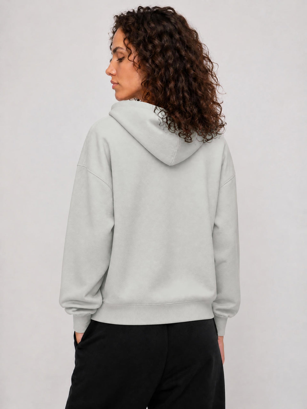 PS23 He leads me Women's Cotton Hoodie