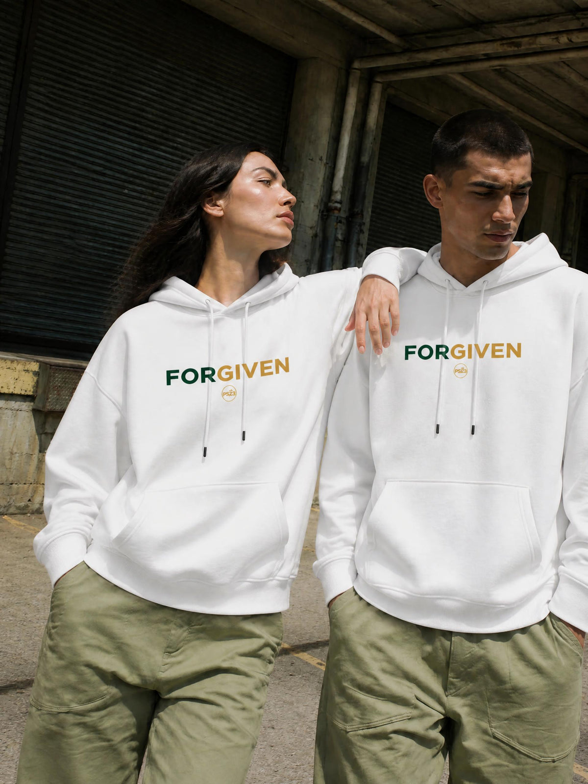 PS23 Forgiven Streetwear Unisex Fleece Hoodie