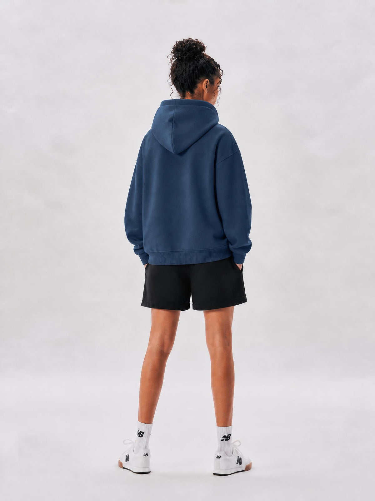 PS23 The Cross Oversized Fleece Boxy Hoodie