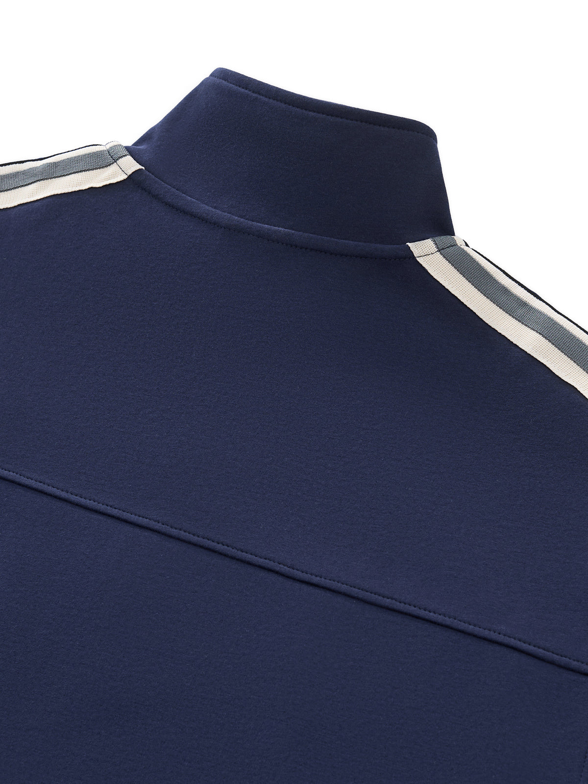 PS23 Hebrew Salvation Contrast Side-Stripe Stand Collar Jacket