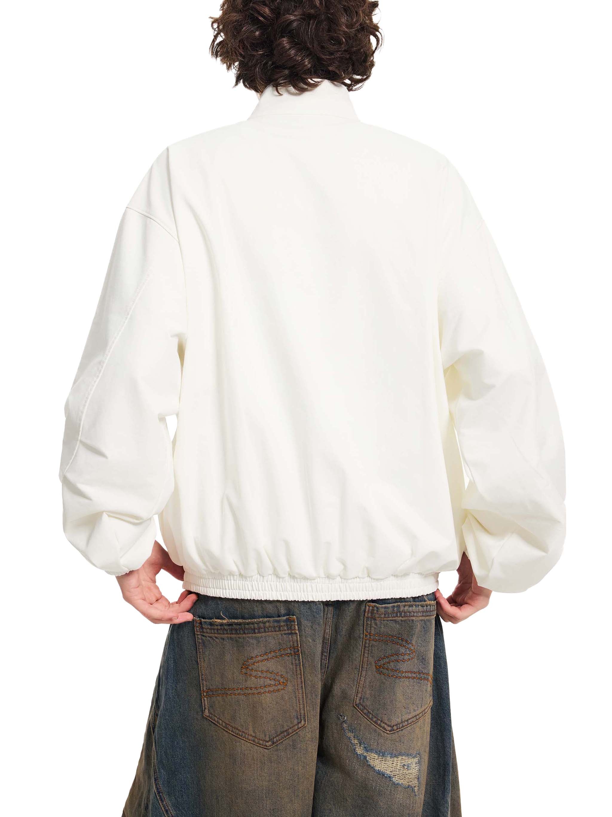 PS23 Hebrew Faith Stand Collar Bomber Jacket