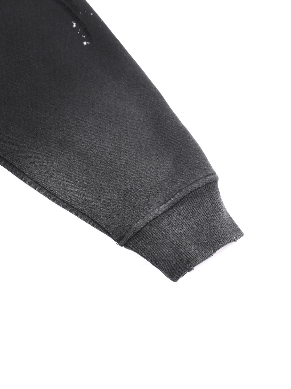 PS23 DEATHRONE Vintage Washed Frayed Fleece Hoodie
