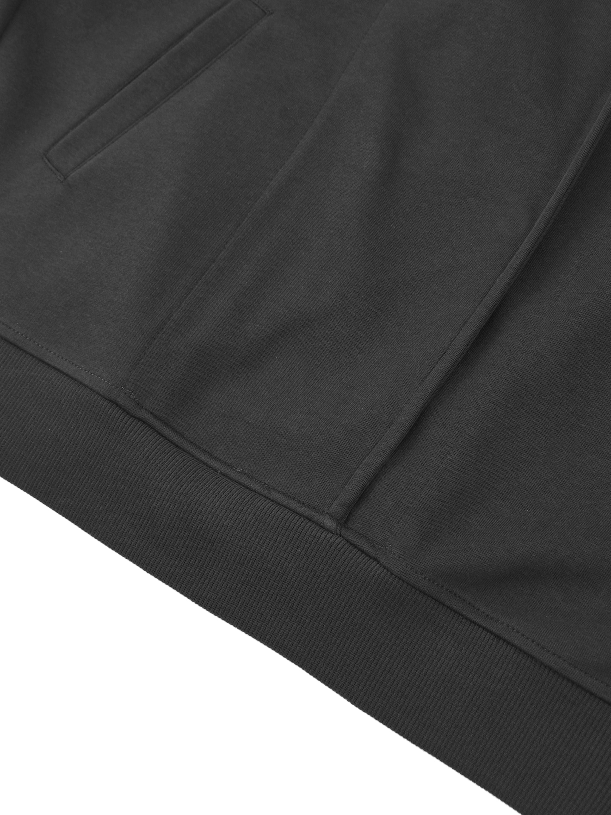 PS23 Hebrew I shall not want Boxy Button Placket Hoodie