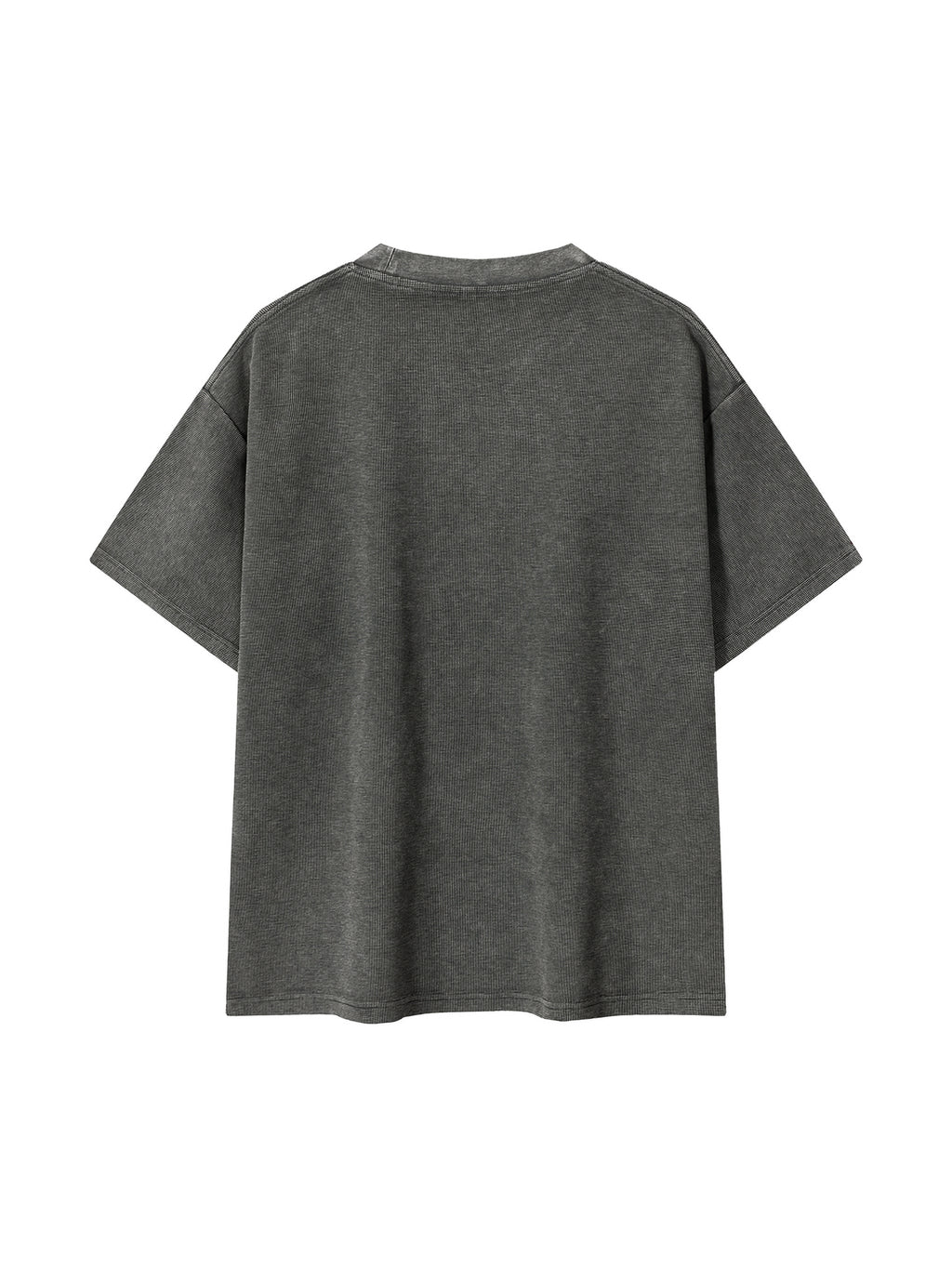 PS23 Brokenstored Mineral Wash Waffle Knit T-Shirt