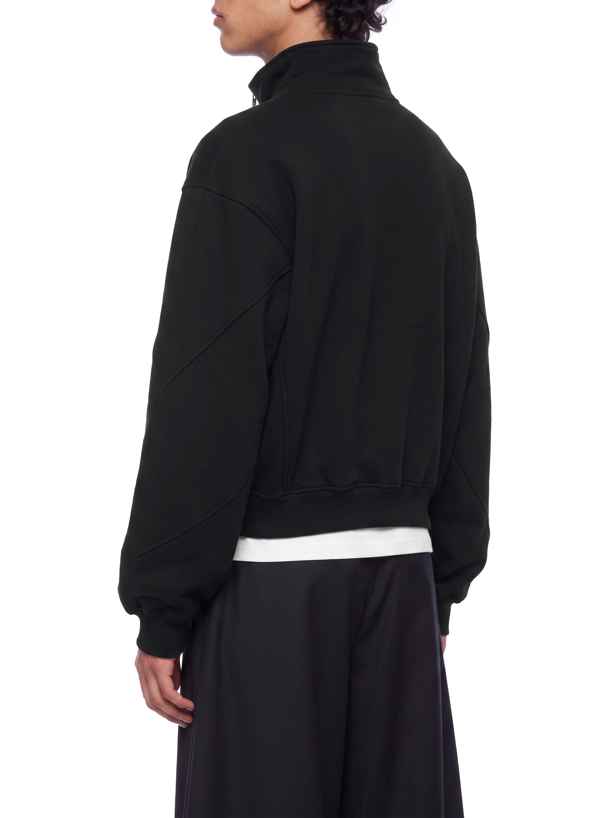 PS23 Hebrew Great is Thy Faithfulness Women’s Loose Fleece Quarter-Zip Sweatshirt
